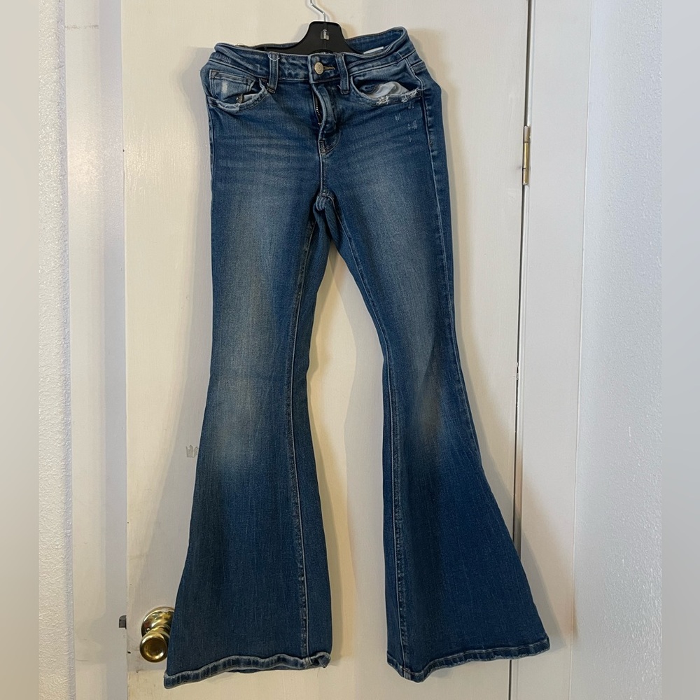 Flying Monkey Dark Blue Flare Jeans